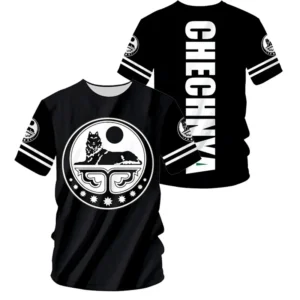 Chechen Badge 3D Graphic T-Shirt