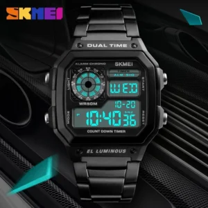 SKMEI Retro Sports Waterproof Mens Digital