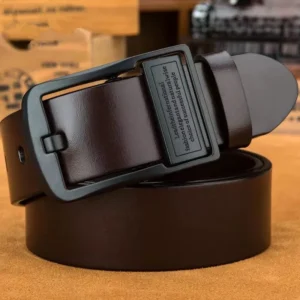 Luxury Leather Mens Belt