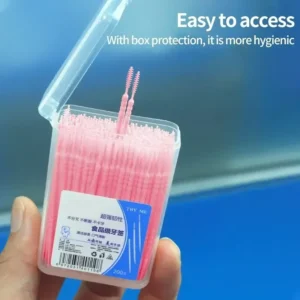 Ultra Fine Disposable Toothpicks - 200 Pack