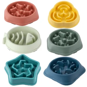 Slow Feed Pet Bowl