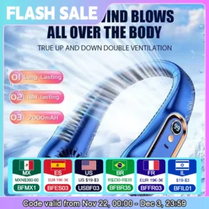 Mini Bladeless Neck Fan