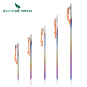 Titanium Camping Tent Stakes