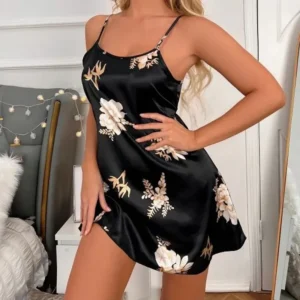 Floral Silk Nightdress