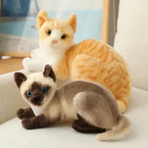 Lifelike Plush Cat Toy