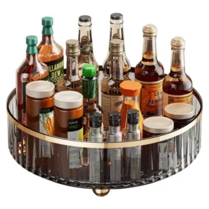 Rotating Clear Storage Bin