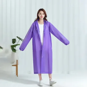 Hooded Waterproof Rain Poncho