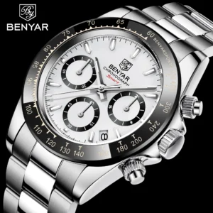 BENYAR Mens Luxury Chronograph Watch