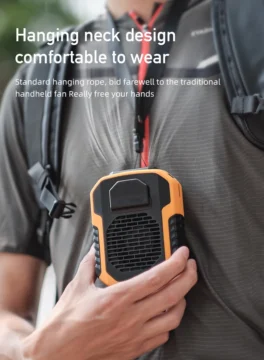 Wearable Clip Fan Power Bank