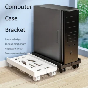 Adjustable CPU Stand with Wheels