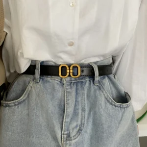 Designer PU Leather Waist Belt