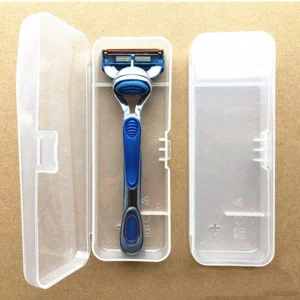 Transparent Razor Storage Box