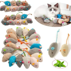 Catnip Rattle Mice Toys