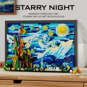 3D Oil Painting Building Blocks Set