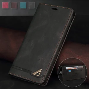 Galaxy Flip Leather Wallet Case