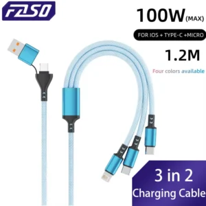 FASO 3-in-2 Fast Charge Cable