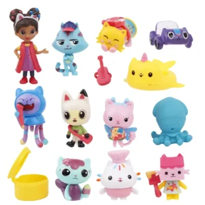 Gabby Dollhouse Anime Figure Set