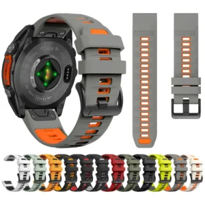 Two-Tone Silicone QuickFit Strap