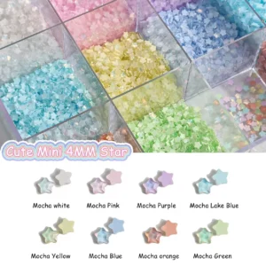 Mini Mocha Star Rhinestones