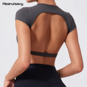 Backless Yoga Crop Top