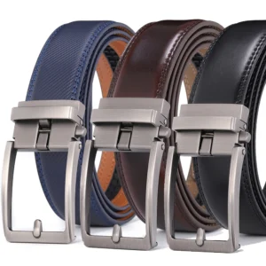 Luxury Automatic Buckle Leather Belt