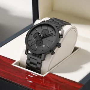 Mens Multifunctional Stainless Steel Watch