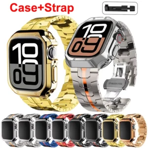 Luxury Stainless Steel Watch Band for Apple Watch