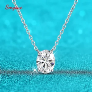 Moissanite Oval Necklace