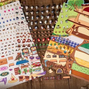 Miniature Stereoscopic Stickers