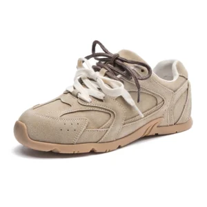 AIYUQI Womens Non-slip Leather Sneakers