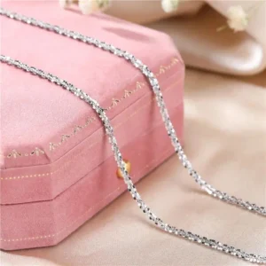 S925 Sparkling Collarbone Necklace