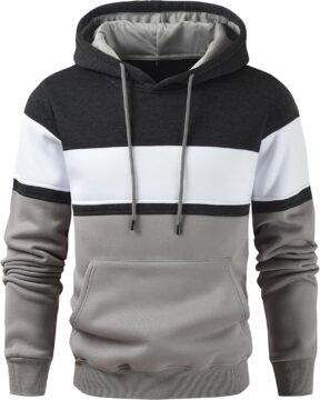 Color Block Pullover Hoodie