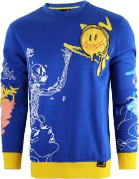 Urban Graffiti Fleece Sweatshirt