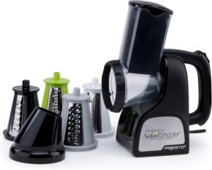 Presto 02970 Professional SaladShooter Electric Slicer/Shredder, Black,1 count 1 Size Shredder